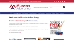 Desktop Screenshot of munsteradvertising.com